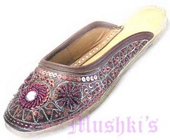 Beaded Slippers - click here for large view